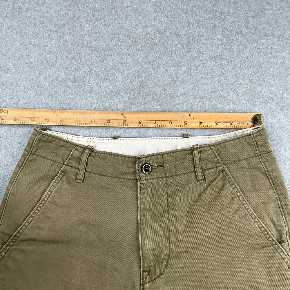 Levi Strauss Shorts Green Casual Classic Size 29 Classic Mens Levis